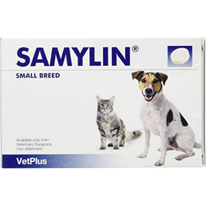 Vetplus Samylin Small Container with 30 Tablets for Digestive System