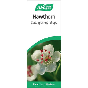 A.Vogel Hawthorn Crataegus Drops | Herbal Food Supplement | Tincture of Fresh Hawthorn Berries | Suitable for Vegans | 50Ml