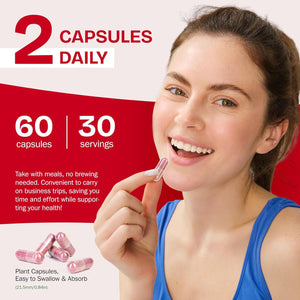 Beetroot Capsules 1300Mg - High Strength Beetroot Supplement 60 Vegan Capsules - Nitric Oxide