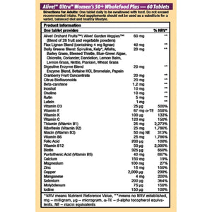 Alive! Ultra Women'S 50+ Wholefood plus Multivitamins - 60 Tablets