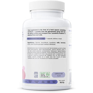 Osavi Lactoferrin 200 Mg – 60 Capsules | Supports Iron Transport and Immune Function | Proferrin® Lactoferrin from Cow'S Milk for Enhanced Bioavailability
