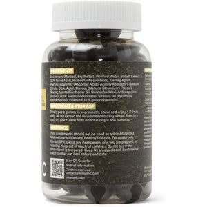 Shilajit Gummies - Pure, Himalayan - 14000 Mg per Serving - High Grade - with Added Vitamin C, B6 and B12, Contains 85 Minerals, Immune System & Vitality Booster, Vegan - Lab Tested - Mission C