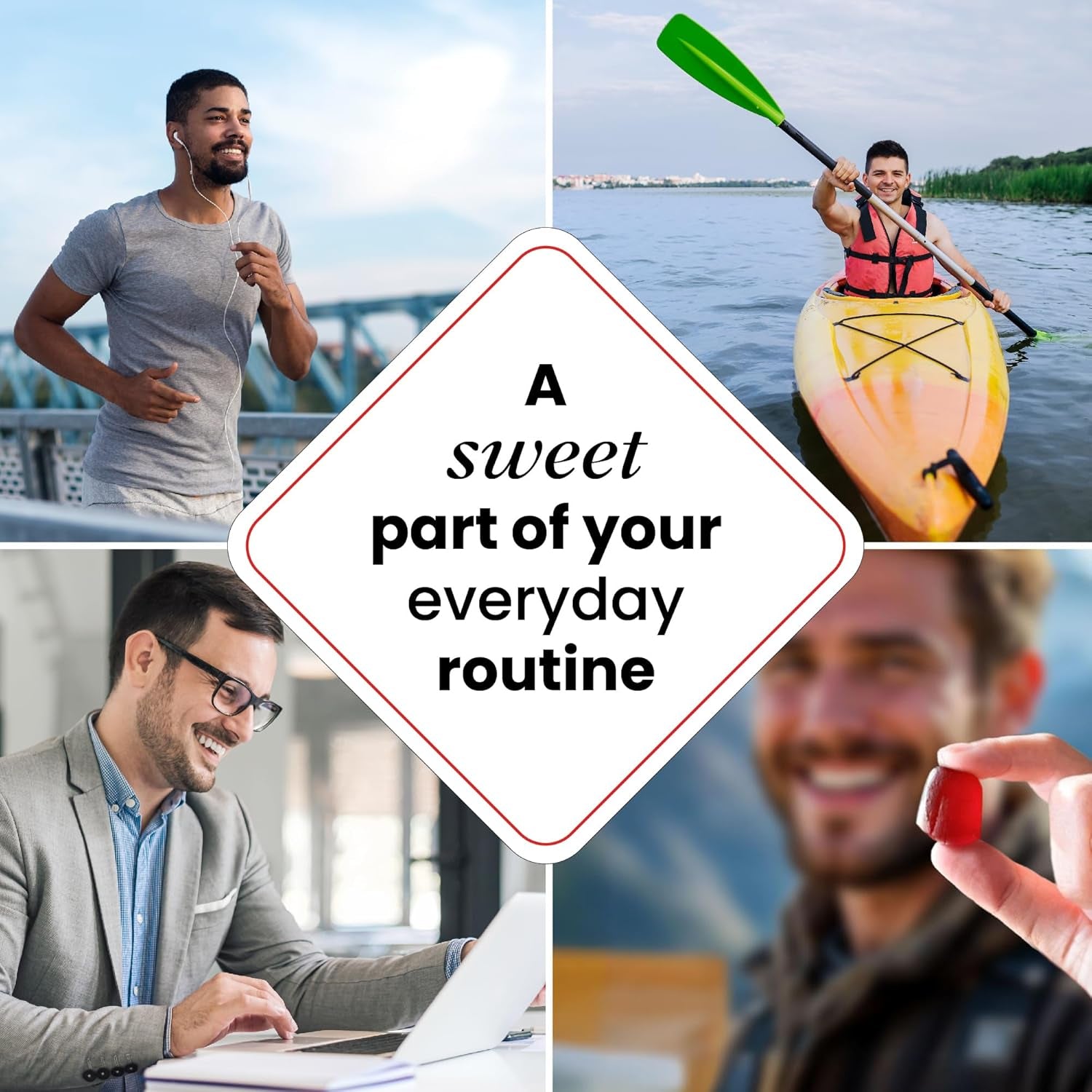 Beepwell Shilajit Gummies – Enhanced Strength Gummies for Overall Wellness, Naturally Sweetened Vegan Gummies – Natural and Pure – 60 Gummies – Cherry Flavored