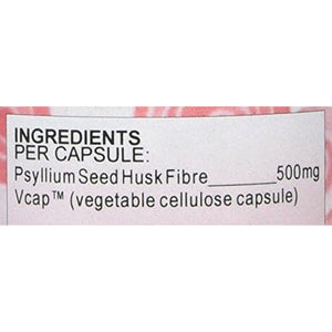 Health plus Psyllium Seed Husk Fibre 500Mg Digestive Health Supplement - 90 Capsules