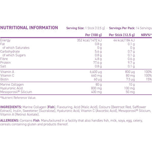 Applied Nutrition - Coleen Rooney - Marine Collagen - Anti-Aging Formula - Best Skin Rejuvenation - Best Joint Support - Radiant Complexion - (14 Sachets - 12.5G Each) (Strawberry)