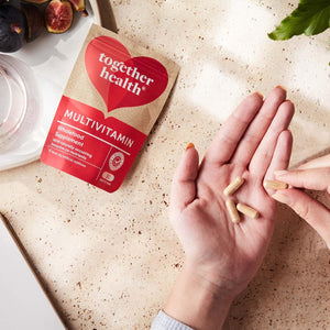 Multi VIT & Mineral – Together Health – Everyday Nutrient Top-Up – 24 Whole Food & Plant-Based Nutrients – Vegan Friendly – Made in the UK – Pack of 3-90 Vegecaps