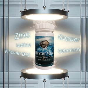 Oystermax® by Marine Healthfoods | Pure Oyster Extract | Natural Zinc Supplement | Energy Booster | Contains Natural Zinc from Oysters | 120 Capsules (1) (Zinc Supplement - Pack 1)