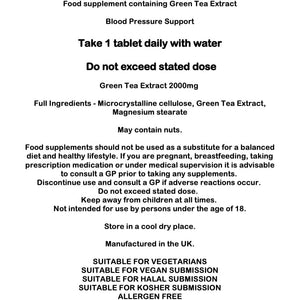 Blood Pressure Support - High Potency Natural Food Supplement Pills - 90 Day Supply