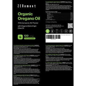 Oregano Oil, 150Mg, 120 Softgels | with Organic Extra Virgin Olive Oil | 106Mg of Carvacrol and 4.5Mg of Thymol per Capsule | 100% Natural Ingredients, No Additives, Soy Free | Zenement