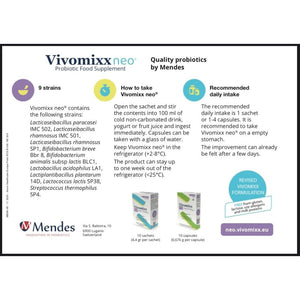 Vivomixx Neo Probiotic 460 Billion (10 Sachets) Revised Formulation