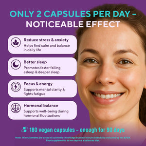 Ashwagandha Capsules – 600Mg Root Extract with 5% Withanolides – High Strength – 180 Vegan Capsules – Lab-Tested, GMP Certified, 3-Month Supply