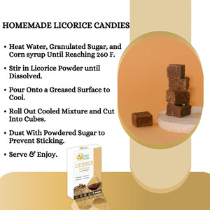 Herbs Botanica Licorice Root Powder Natural – Mulethi (Yastimadu) Powder (Glycyrrhiza Glabra) for Skin Care, Herbal Tea, Digestive Support & Wellness – 2 Oz