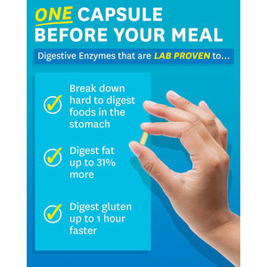 Zenwise Health Digestive Enzymes + Probiotics for Gut Health - 100 Count