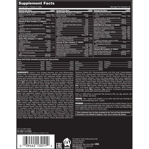 ANIMAL Pak Ultimate Foundation - 12-In-1 Multivitamin Complex with Vitamins, Minerals & Amino Acids - with Vitamin D3 K2 & Magnesium - 44 Packs of 8 Tablets Each