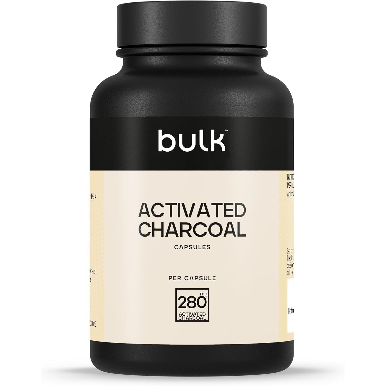 Bulk Activated Charcoal Capsules, 560 Mg per Serving, Pack of 60, 30 Servings, Packaging May Vary