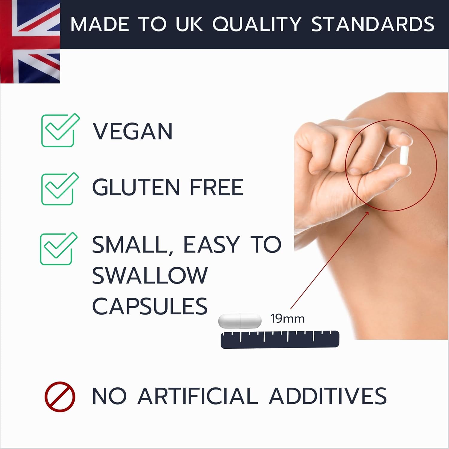 Zinc Magnesium Supplement for Men, 120 Capsules - Muscle & Sleep Support, High Strength Magnesium Zinc Tablets with VIT B6 - Muscle Growth Recovery Performance - Vegan, UK Made - 60 Servings