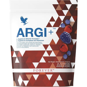 Forever Living Products ARGI+, 30 Sachets per Pouch, Delicious Berry Flavour, 5G of L-Arginine per Serving, Gluten Free