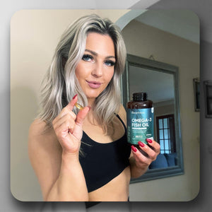 Omega 3 Fish Oil 2000Mg - 240 Softgels (4 Months Supply) - 660Mg EPA & 440Mg DHA - Omega 3 Fatty Acids Supplements - Fish Oil Capsules - Made in the UK - Gluten-Free & Lactose-Free Capsules