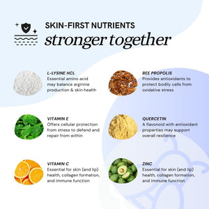 Dr Sosnowski'S L-Lysine & Propolis Supplements | High Potency L Lysine Immune Support Formula with 5:1 Propolis Extract, Quercetin, VIT C, VIT E and Zinc