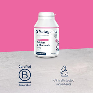 Metagenics Calcium D-Glucarate - Energy-Yielding Metabolsim & Gut Health - 90 Capsules
