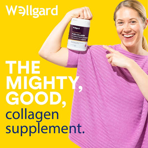 Collagen Powder, Gold Standard Bovine Collagen Peptides Powder by Wellgard - High Levels of the 8 Essential Amino Acids, Collagen Supplements, Halal & Kosher, Made in UK