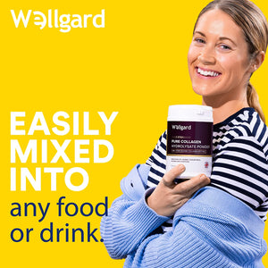 Collagen Powder, Gold Standard Bovine Collagen Peptides Powder by Wellgard - High Levels of the 8 Essential Amino Acids, Collagen Supplements, Halal & Kosher, Made in UK