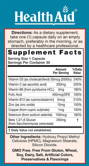 Healthaid Beta Glucan Complex Capsules