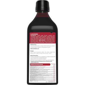Elixir Women – Herbal Food Liquid Supplement with Hawthorn, Chamomile & Cranberry – 250Ml – Vegan, Gluten-Free, Natural Antioxidant Support