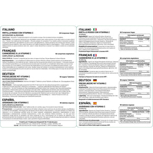Double Strength Cranberry Tablets 10,000Mg I 90 Cranberry Tablets High Strength with Added Vitamin C I Made in the UK by Prowise Healthcare