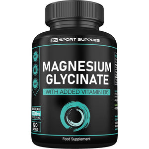 Magnesium Glycinate Supplements 1500Mg & Vitamin B6-120 High Strength Capsules - 1500Mg of Magnesium Providing 315Mg Elemental Magnesium (Bisglycinate) - Pure Active Ingredient