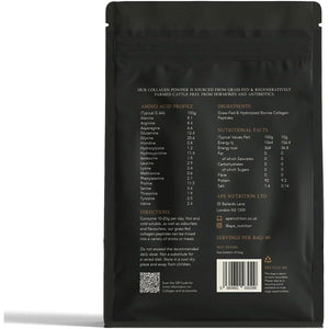 APE Nutrition Collagen Powder Peptides | 400G Type 1 & 3 Bovine Collagen Protein | 100% Grass-Fed & Finished, Ancestral Supplement UK | Unflavoured, Improves Hair Skin & Nail Health