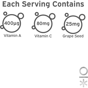 Nutriburst - Trueradiance Collagen Support Gummies for Healthy Hair, Skin & Nails - Biotin (100Μg), Hyaluronic Acid (50Mg), Vitamin a (400Μg) + Vitamin C (80Mg) - 60 Gummies 1 Month Supply