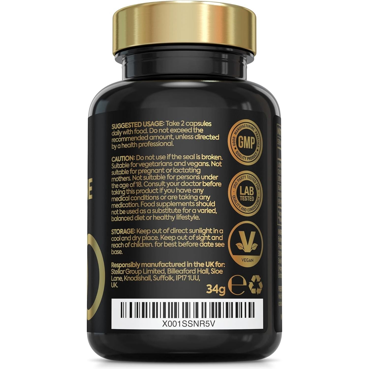 Advanced Lions Mane Mushroom 2400Mg - 60 High Strength Vegan Capsules - Lions Mane Supplement with Black Pepper - Lion'S Mane Mushroom Supplement (Not Lions Mane Powder or Tablets) Made in the UK