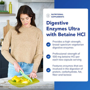 Pure Encapsulations Digestive Enzymes Ultra with Betaine Hcl - 90 Capsules