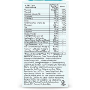 Health & Her Menopause Supplements for Women - Multi-Nutrient Wellbeing Support - Wellbeing for Menopause - 1 Month Supply, 60 Capsules - Vegan