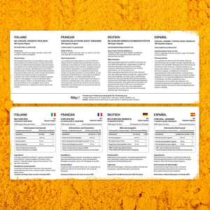 Organic Turmeric 2280Mg (High Strength) with Black Pepper & Ginger - 180 Vegan Turmeric Capsules with Active Ingredient Curcumin I Soil Association Approved I UK Made by Prowise Healthcare