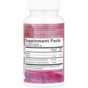 Castor Oil, 60 Vegetarian Capsules, Heritage Store