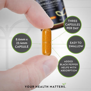 Nutravita Turmeric & Ashwagandha KSM-66 ® - 180 High Strength Capsules with Ginger & Black Pepper - Organic Tumeric & Ashwagandha Supplement - Vegan & Gluten Free - UK Made