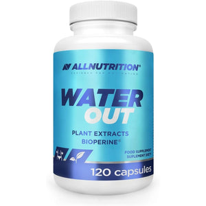 ALLNUTRITION Water Out Food Supplement to Remove Excess Water - Natural Detoxification and Weight Loss with Plant Extracts Bioperine 120 Capsules