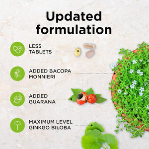 Healthspan Brain Synergex | 28 Day Supply | Brain Health Supplements | Ginkgo Biloba, Neuro-Vitamin Complex, Opti-Omega 3 & Phospholipid Complex