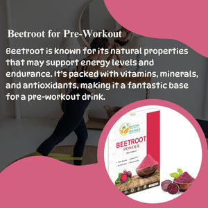 Herbs Botanica Beetroot Extract Powder 5.3 Oz, 150 GMS Nitric Oxide Booster, Boost Stamina and Increases Energy, Beet Root Powder Natural
