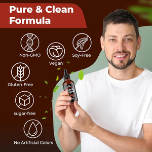 Liposomal Blood Sugar Support Drops - 3000 Mg Advanced Formula for Glucose Support & Metabolic Health - Prebiotic Fibre for Digestive Health – Vegan, Non-Gmo – 60 Ml Liquid Supplement