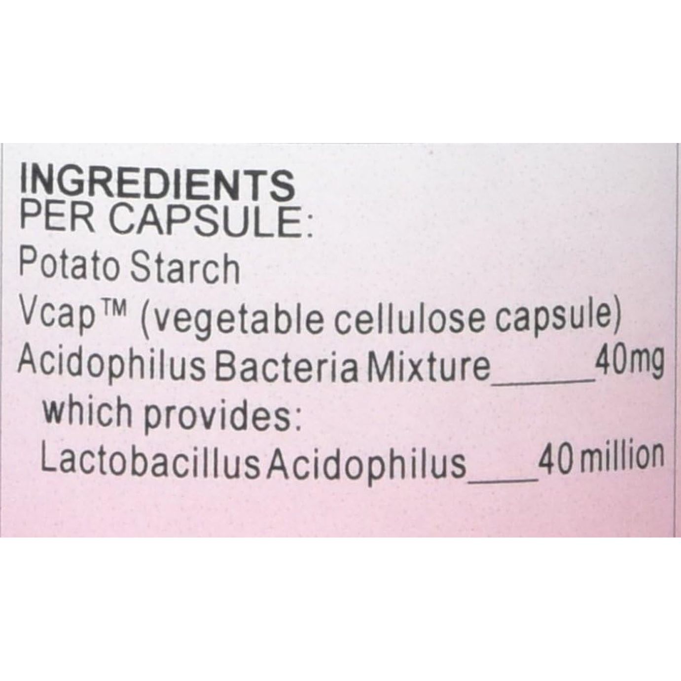 Health plus Acidophilus Probiotic Digestive Health Supplement - 90 Capsules