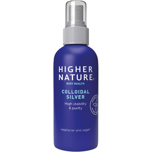 Higher Nature - Colloidal Silver - Purified Water with Premium Grade Silver - Antiseptic Spray, Disinfectant Spray, Colloidal - 15Ml