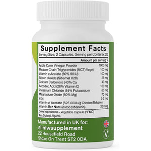 Prozenith Weight Loss Support – 60 Vegan Capsules – Natural Supplement with Herbal Extracts & Vitamins – Supports Metabolism & Energy