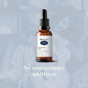 Biocare - Nutrisorb Liquid Zinc | Immunity, Cognitive Function, Fertility & Skin Health - 30Ml