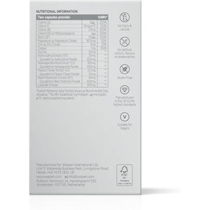 Wassen Relax & Replenish 90 Magnesium Capsules | Magnesium Sleep Supplements Supporting Psychological Function | Ashwagandha to Help Relaxation | Passion Flower Capsules | Reishi Mushroom & Lavender