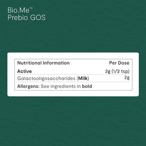 Invivo Bio.Me Prebiotic GOS Powder (90G - 45 Servings per Pack) - Galactooligosaccharides Prebiotic Fibre Supplement to Support Microbial Diversity - Soluble Heat Stable Fibre Powder - Non-Gmo, GMP