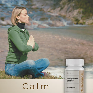 Ashwagandha KSM-66® & Black Pepper Complex | Made in the UK to GMP Standards | Natural Stress Relief for Modern Life | Energy & Focus Boost | 60 Vegan Caps