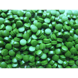PINK SUN Organic Chlorella Tablets 500Mg X 1000 Tabs Pyrenoidosa Broken Cell Wall Cracked Gluten Free Non GMO Vegetarian Vegan Certified Organic by the Soil Association 500G Bulk Buy